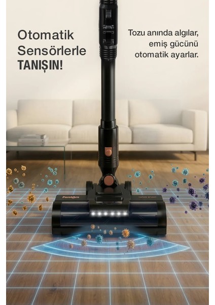 Quantum P 2050 Dikey Şarjlı Süpürge fırsatları