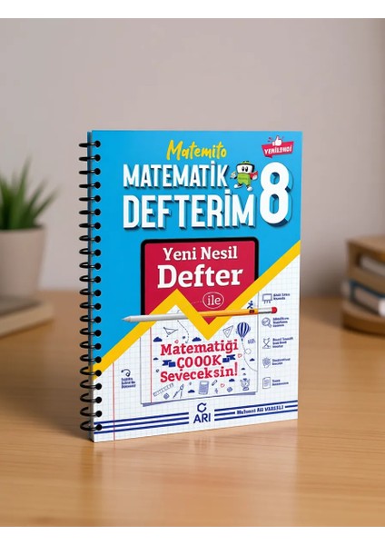Arı 8. Sınıf Matematik Akıllı Defteri Arı Yayınları modelleri