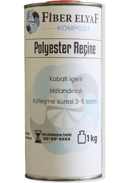 Fiber Elyaf Polyester Reçine 1kg. (Sertleştiricili)+Mek 10 Gr. fiyatları