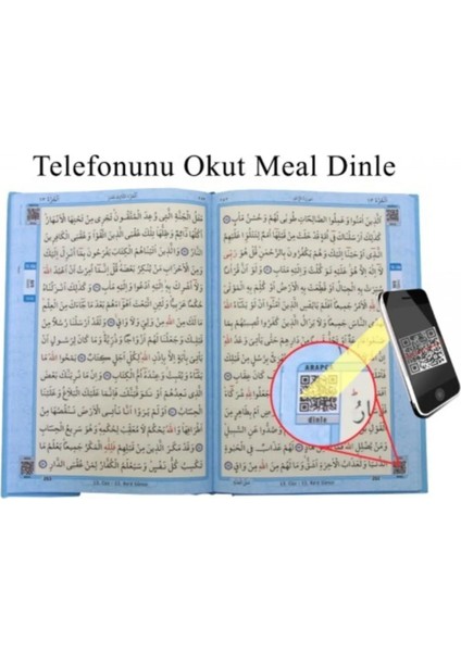 Kuranı Kerim Bilgisayar Hatlı Orta Boy Mavi