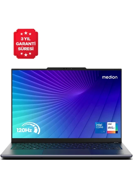 Medion Signium 14 S1 MD600032 Intel Core 5 120U 16GB 512GB SSD Freedos 14\" 120Hz OLED Dizüstü Bilgisayar