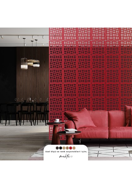 ® Perde Paravan | Lazer Kesim Ahşap Sarkıt Seperatör, 4'lü Panel Levha Seti modelleri