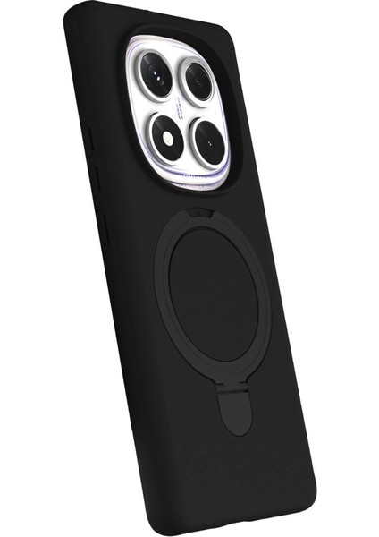 Xiaomi Redmi Note 14 Pro 5g Regal Magsafe Standlı Kapak - Siyah modelleri