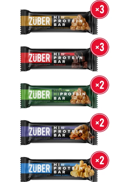 Züber Hi Protein Karma Paket 45g x 12 694 TL