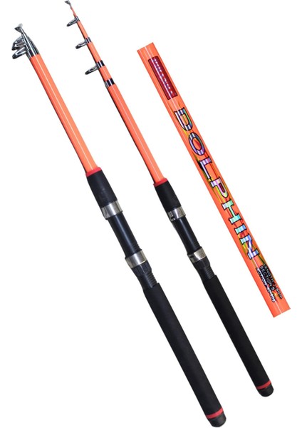 Dolphin 210cm 50-150gr- 4000 Spin Atçek Yemli Kıyı Çocuk Olta Takımı Seti modelleri