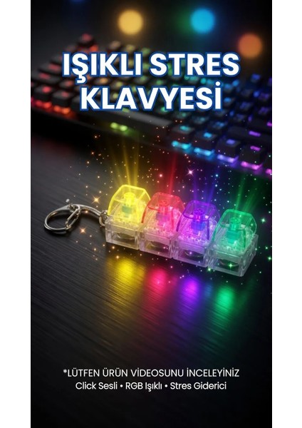 Işıklı Klavye-Stres Giderici Anahtarlık fiyatları
