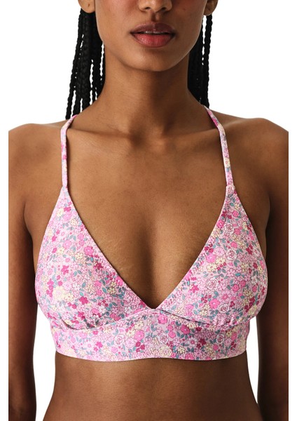 Amira Bralet Çıtır Çiçek Desenli Bikini Üstü modelleri