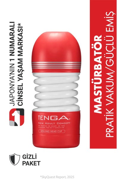 Cup Rolling Head Mastürbatör TOC-203