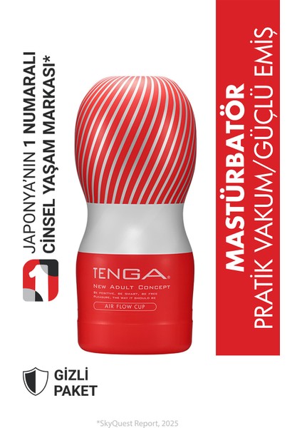 Cup Air Flow Mastürbatör TOC-205