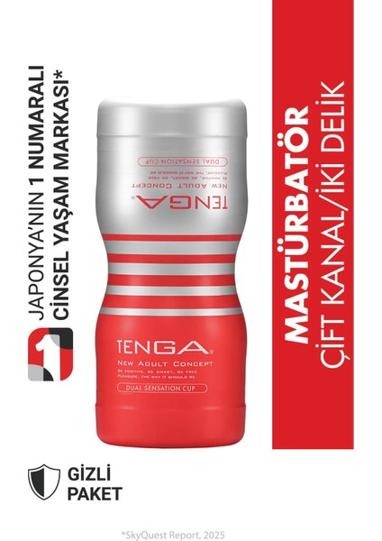 Cup Dual Sensation Mastürbatör TOC-204