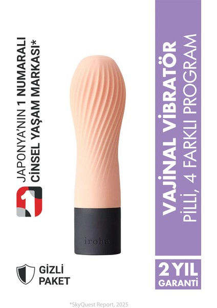 iroha Zen Hanacha Pilli Vajinal & Klitoral Vibratör HMZ-02