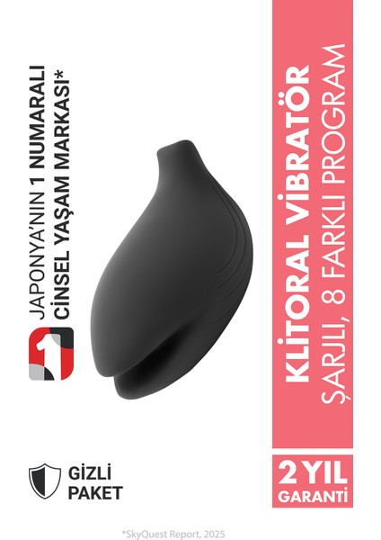 iroha Plus Yoru Şarjlı Klitoral Vibratör HMP-23