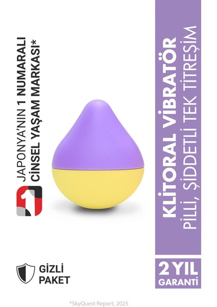 iroha Mini Fuji-Lemon Pilli Klitoral Vibratör HMM-01