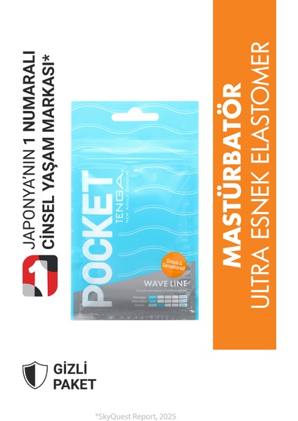 Pocket Wave Line Mastürbatör POT-001