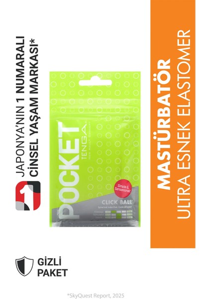 Pocket Click Ball Mastürbatör POT-002