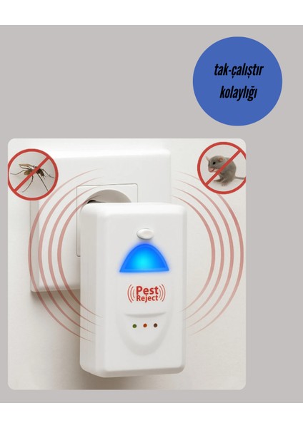 Muratech Ultrasonik Teknolojili Elektronik Haşere Kovucu modelleri