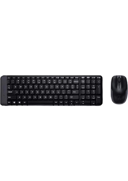 MK220 Q Tr Siyah Kablosuz Klavye Mouse Set