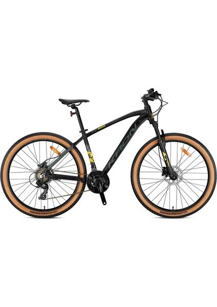 Kron Xc 100 27.5 Mtb Mat Siyah sarı Füme