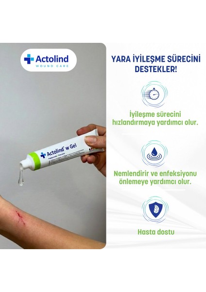 Actolind ® W Gel 100 ml | Yara İyileştirme Jeli indirimleri