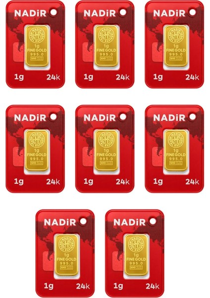 24 Ayar 8 Gram Külçe Altın fiyatları