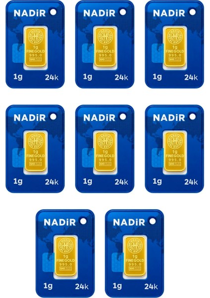 24 Ayar 8 Gram Külçe Altın modelleri