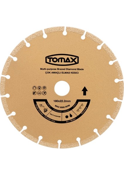 Çok Amaçlı Elmas Kesici Disk - 115x22