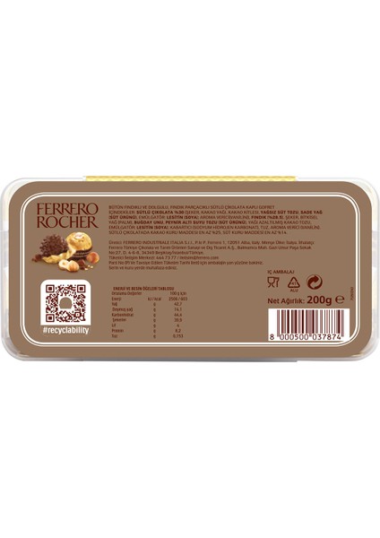Çikolata 16'lı 200 Gr fiyatları