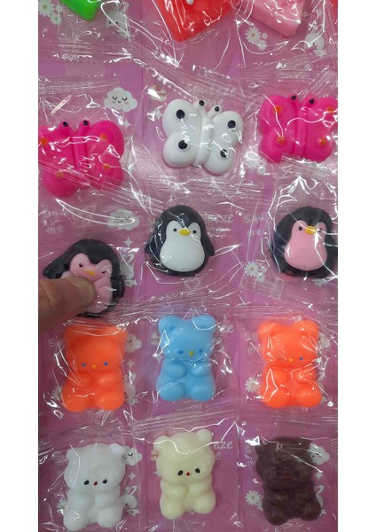 5 Adet Mini Sukuşiler Stres Giderici Oyuncak Squishy 4-5 cm fırsatları