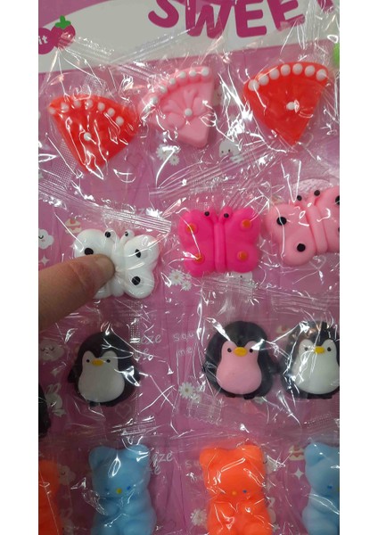 5 Adet Mini Sukuşiler Stres Giderici Oyuncak Squishy 4-5 cm indirimleri