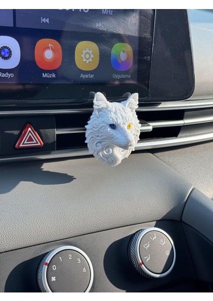 Premium 3D Kedi Figürlü Araç Kokusu
