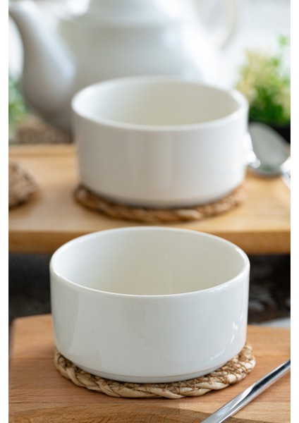 2’li 10 Cm Porselen Sufle Kabı Mini Fırın Kabı Ramekin Tatlı ve Sunum Kabı fırsatları