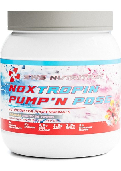 Noxtropin Pump'n Pose | Pre Workout 450 gr 30 Servis Zengin İçerik fırsatları