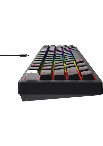 Gamenote KB874L Mekanik Red Switch Gaming %60 Klavye - Red Switch