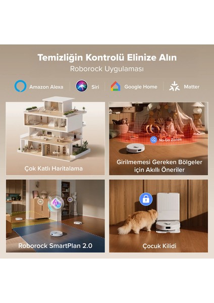 Qrevo L Pro Akıllı Robot Süpürge 18.500 Pa - Beyaz