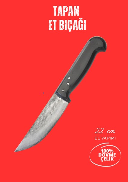 Tapan Kasap Bıçağı 25 cm Dövme Çelik fiyatları