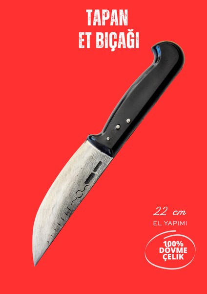 Tapan Kasap Bıçağı 25 cm Dövme Çelik modelleri