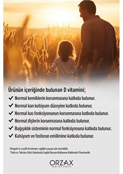 Vitamin D3 1000 IU Damla 50 ml Yetişkinler İçin Pratik Kullanım ve Yüksek Emilim modelleri