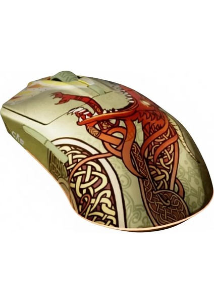 Kablosuz Oyuncu Mouse CS2 Dragon Lore Edition 18000 DPI Oyun İçin Altın Renk