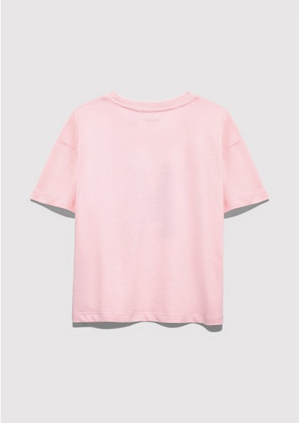 M Logo Baskılı Pembe Tişört 7610390-71007 indirimleri