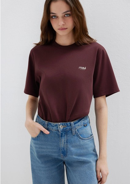 Mavi Jeans Baskılı Bordo Tişört 1613804-70223 fiyatları