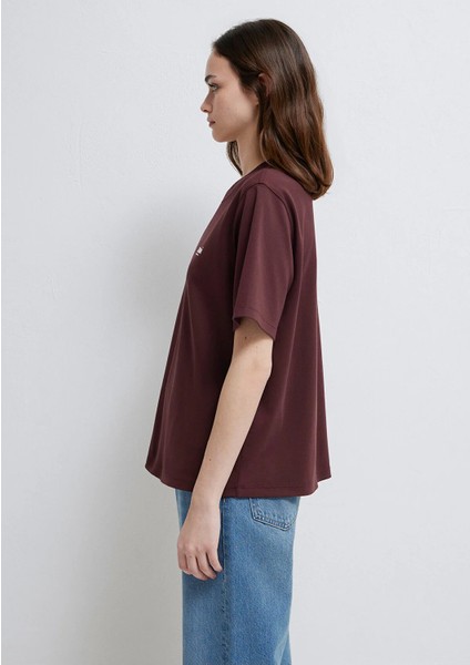 Mavi Jeans Baskılı Bordo Tişört 1613804-70223 fırsatları