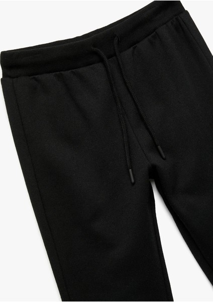 Pamuklu Beli Bağlamalı Şardonlu Basic Jogger Eşofman Altı modelleri