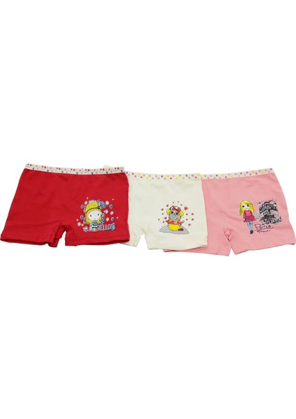 3'lü Paket Dondeza Kız Çocuk Boxer fiyatları
