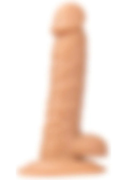 Gerçekci Özel Üretim Çift Katman 17 cm Realistik Penis Dildo