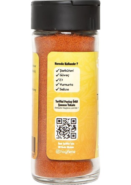 Tütsülenmiş Acı Kırmızı Biber 45 gr fırsatları
