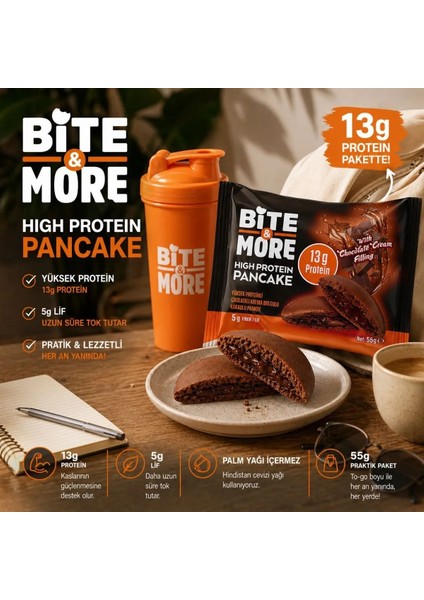 Protein Pancake Duble Çikolatalı (55g x 12 Adet) indirimleri