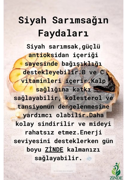 Siyah Sarımsak 200 Gram(Soyulmuş Diş) fiyatları