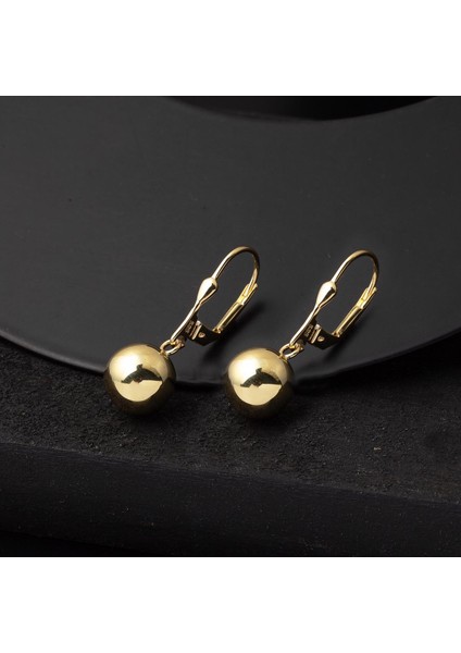 Sallantılı 14 Ayar Altın Top Küpe fırsatları
