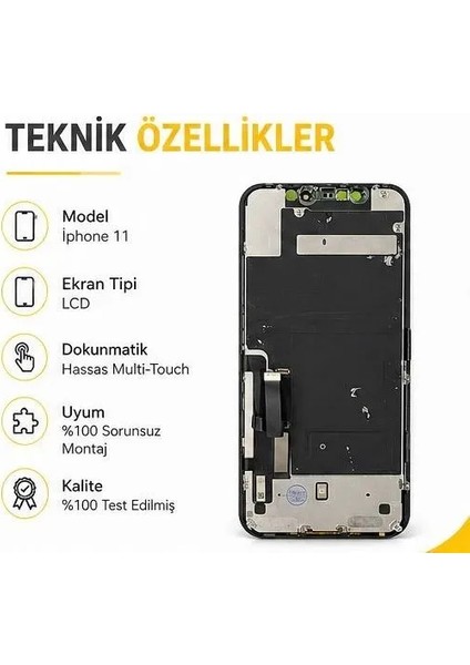 iPhone 11 Orijinal Revize Ekran LCD Panel indirimleri