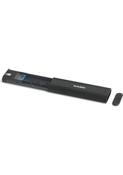 10Gbps USB 3.2 Gen2 Type-C, Max.8TB M.2 NVMe Uyumlu, 2230/2280 SSD Destekli, Vidasız Montaj&Kolay Kurulum, Alüminyum Type-C Disk Kutusu (DK-AC-DSEM2)